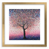 Pink Blossom Tree Wall Art – Modern Canvas & Framed Print