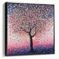 Pink Blossom Tree Wall Art – Modern Canvas & Framed Print