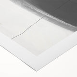 Abstract minimalist wall art on rolled canvas, showcasing soft pastel colors and geometric shapes, perfect for modern home decor. Packaged securely in a sturdy cardboard tube for safe transport.