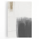 Abstract minimalist wall art canvas showcasing soft pastel colors and geometric shapes, ideal for modern home decor, enhancing any living space with elegance.