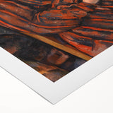 Paul Cézanne Portrait Wall Art - Woman in Red with a Book