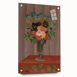 Vintage Floral Wall Art - Henri Rousseau's "Bouquet of Flowers" Print