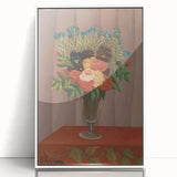 Vintage Floral Wall Art - Henri Rousseau's "Bouquet of Flowers" Print