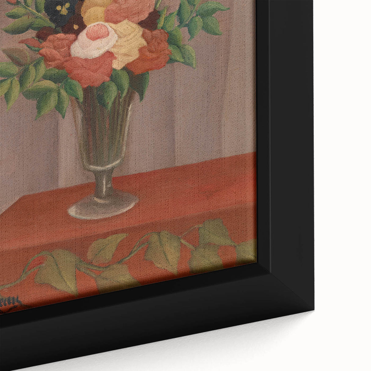 Vintage Floral Wall Art - Henri Rousseau's "Bouquet of Flowers" Print