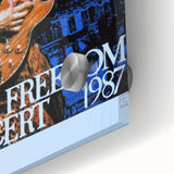 Santana Freedom Concert 1987 Poster - Rock & Roll Art