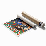 Santana Freedom Concert 1987 Poster - Rock & Roll Art