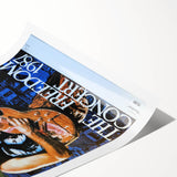 Santana Freedom Concert 1987 Poster - Rock & Roll Art