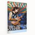 Santana Freedom Concert 1987 Poster - Rock & Roll Art