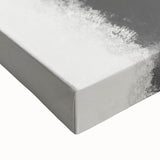 Abstract minimalist wall art on stretched canvas showcasing a blend of soft pastel colors and geometric shapes, ideal for modern home decor and artistic spaces.