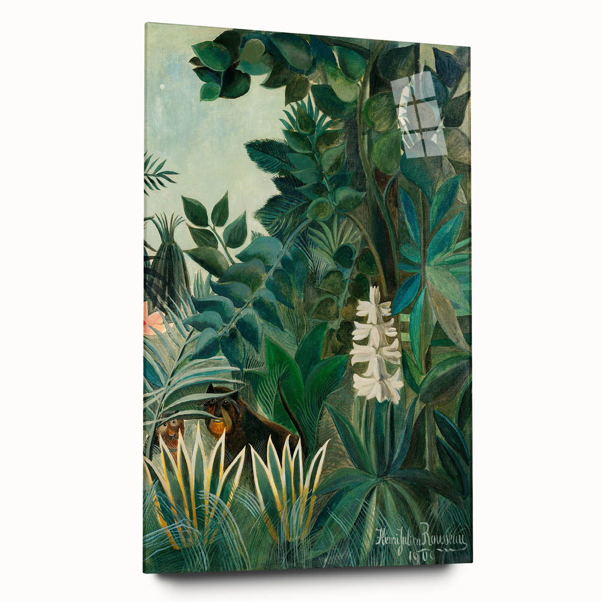 Tropical Jungle Wall Art - Henri Rousseau's "Equatorial Jungle" Print