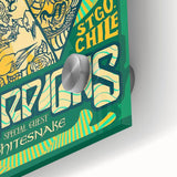 Scorpions 2016 Chile Concert Poster - Special Guest Whitesnake