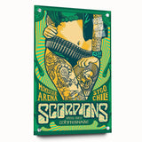 Scorpions 2016 Chile Concert Poster - Special Guest Whitesnake