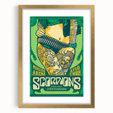 Scorpions 2016 Chile Concert Poster - Special Guest Whitesnake