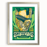 Scorpions 2016 Chile Concert Poster - Special Guest Whitesnake