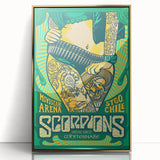 Scorpions 2016 Chile Concert Poster - Special Guest Whitesnake