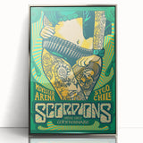Scorpions 2016 Chile Concert Poster - Special Guest Whitesnake