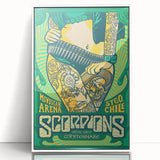 Scorpions 2016 Chile Concert Poster - Special Guest Whitesnake