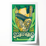 Scorpions 2016 Chile Concert Poster - Special Guest Whitesnake