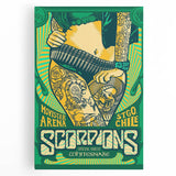 Scorpions 2016 Chile Concert Poster - Special Guest Whitesnake