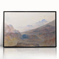 Romanticism Art: "Mountain Scene, Mist Rising" Serene Landscape Print