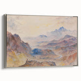 Romanticism Art: "Mountain Scene, Mist Rising" Serene Landscape Print