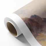 Romanticism Art: "Mountain Scene, Mist Rising" Serene Landscape Print