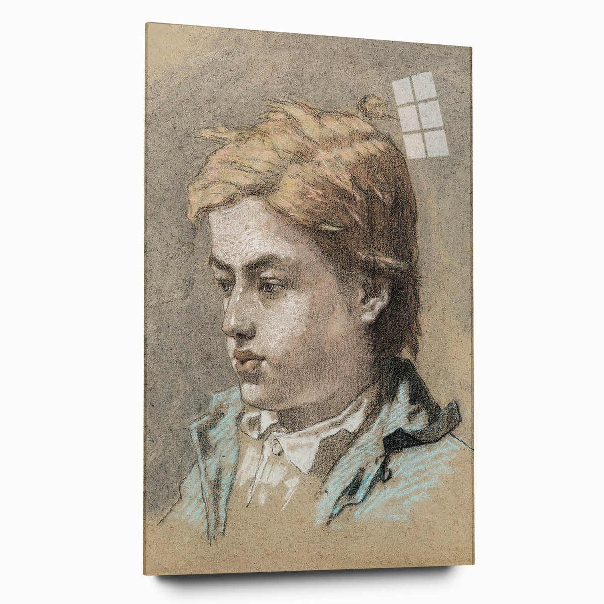 Édouard Manet Portrait Wall Art - Young Man in Thought
