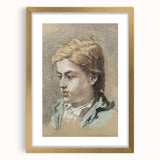 Édouard Manet Portrait Wall Art - Young Man in Thought