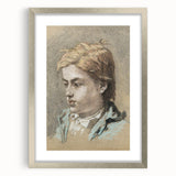 Édouard Manet Portrait Wall Art - Young Man in Thought