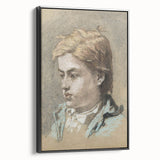 Édouard Manet Portrait Wall Art - Young Man in Thought