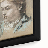 Édouard Manet Portrait Wall Art - Young Man in Thought