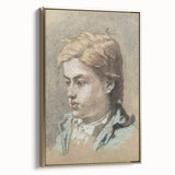 Édouard Manet Portrait Wall Art - Young Man in Thought