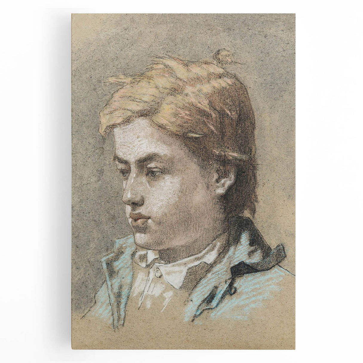 Édouard Manet Portrait Wall Art - Young Man in Thought