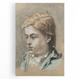 Édouard Manet Portrait Wall Art - Young Man in Thought