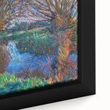 Modern Wall Art - Vibrant Riverside Landscape | Colorful Nature Decor