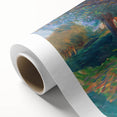 Modern Wall Art - Vibrant Riverside Landscape | Colorful Nature Decor