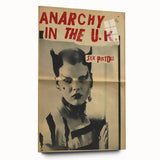 Retro Sex Pistols Anarchy Poster - Vintage Punk Rock Wall Art