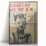 Retro Sex Pistols Anarchy Poster - Vintage Punk Rock Wall Art