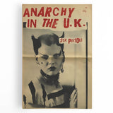 Retro Sex Pistols Anarchy Poster - Vintage Punk Rock Wall Art