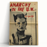 Retro Sex Pistols Anarchy Poster - Vintage Punk Rock Wall Art
