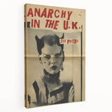 Retro Sex Pistols Anarchy Poster - Vintage Punk Rock Wall Art