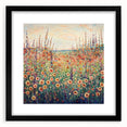 Serene Wildflower Meadow Wall Art – Modern Canvas & Framed Print