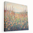 Serene Wildflower Meadow Wall Art – Modern Canvas & Framed Print
