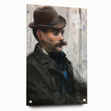 Édouard Manet Portrait Wall Art - Alphonse Maureau in Profile