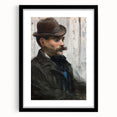 Édouard Manet Portrait Wall Art - Alphonse Maureau in Profile
