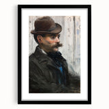 Édouard Manet Portrait Wall Art - Alphonse Maureau in Profile