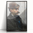 Édouard Manet Portrait Wall Art - Alphonse Maureau in Profile