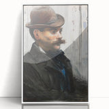 Édouard Manet Portrait Wall Art - Alphonse Maureau in Profile