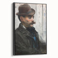 Édouard Manet Portrait Wall Art - Alphonse Maureau in Profile