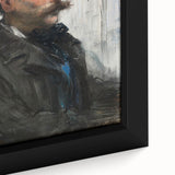 Édouard Manet Portrait Wall Art - Alphonse Maureau in Profile